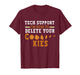 Tech Support I’m Here to Delete Your Cookies Fun Gingerbread T-Shirt