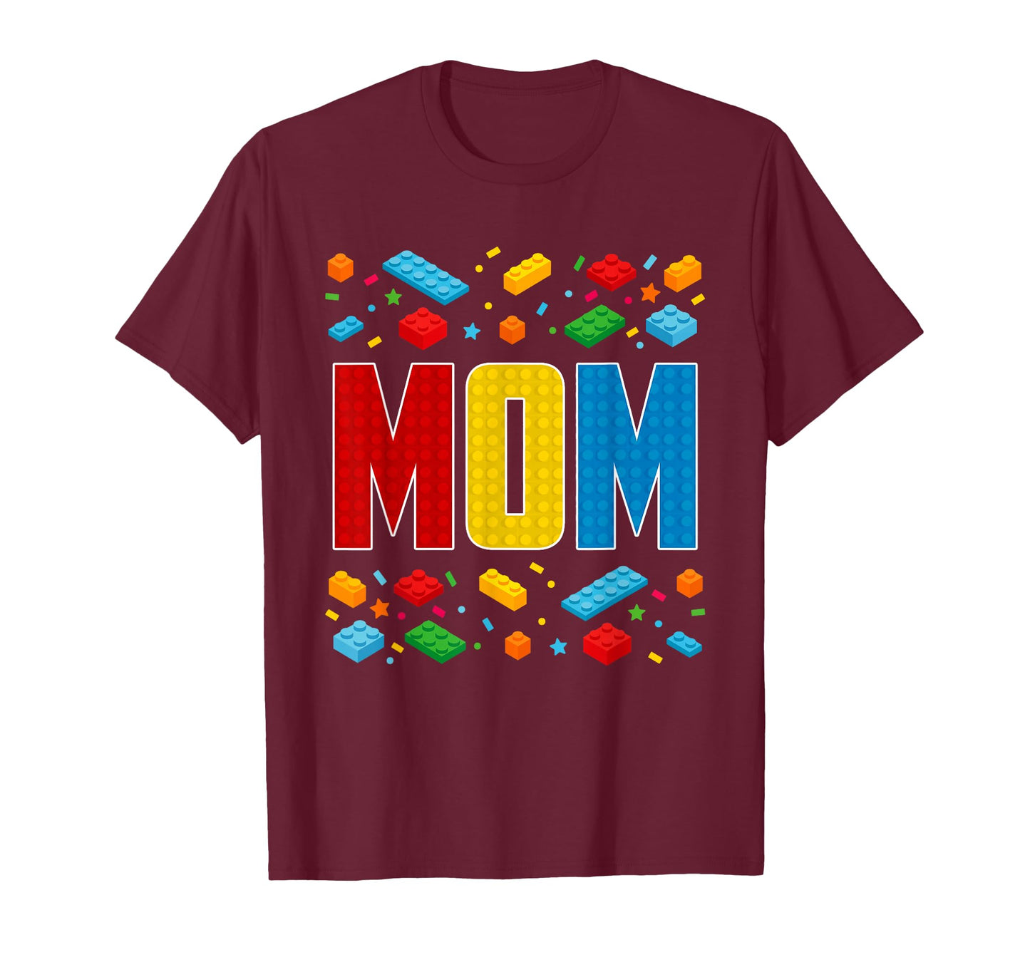 Mom - Brick Builder Block Building Mother T-Shirt