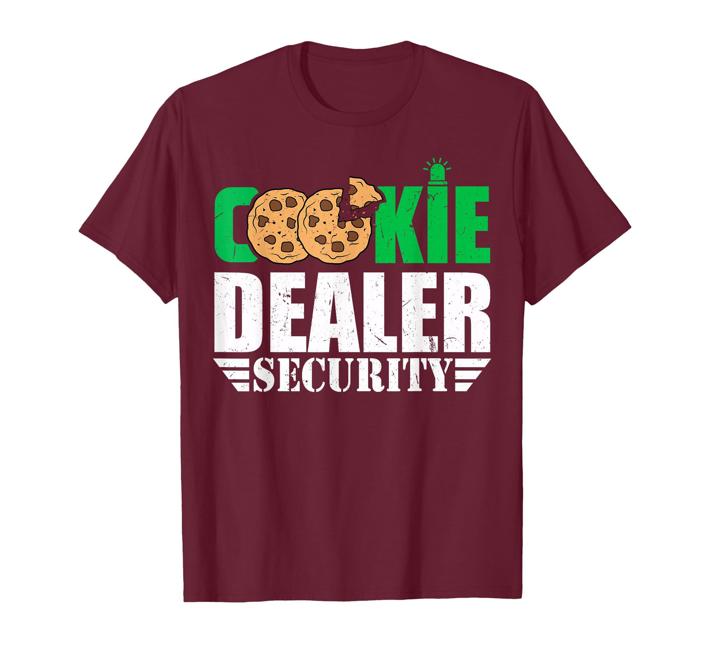 Cute Cookie Dealer Security Cookie Seller Baker Lover Girls T-Shirt