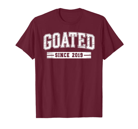 Goated Since 2019 6th Birthday 6 Year Old Girl Boy Bday T-Shirt
