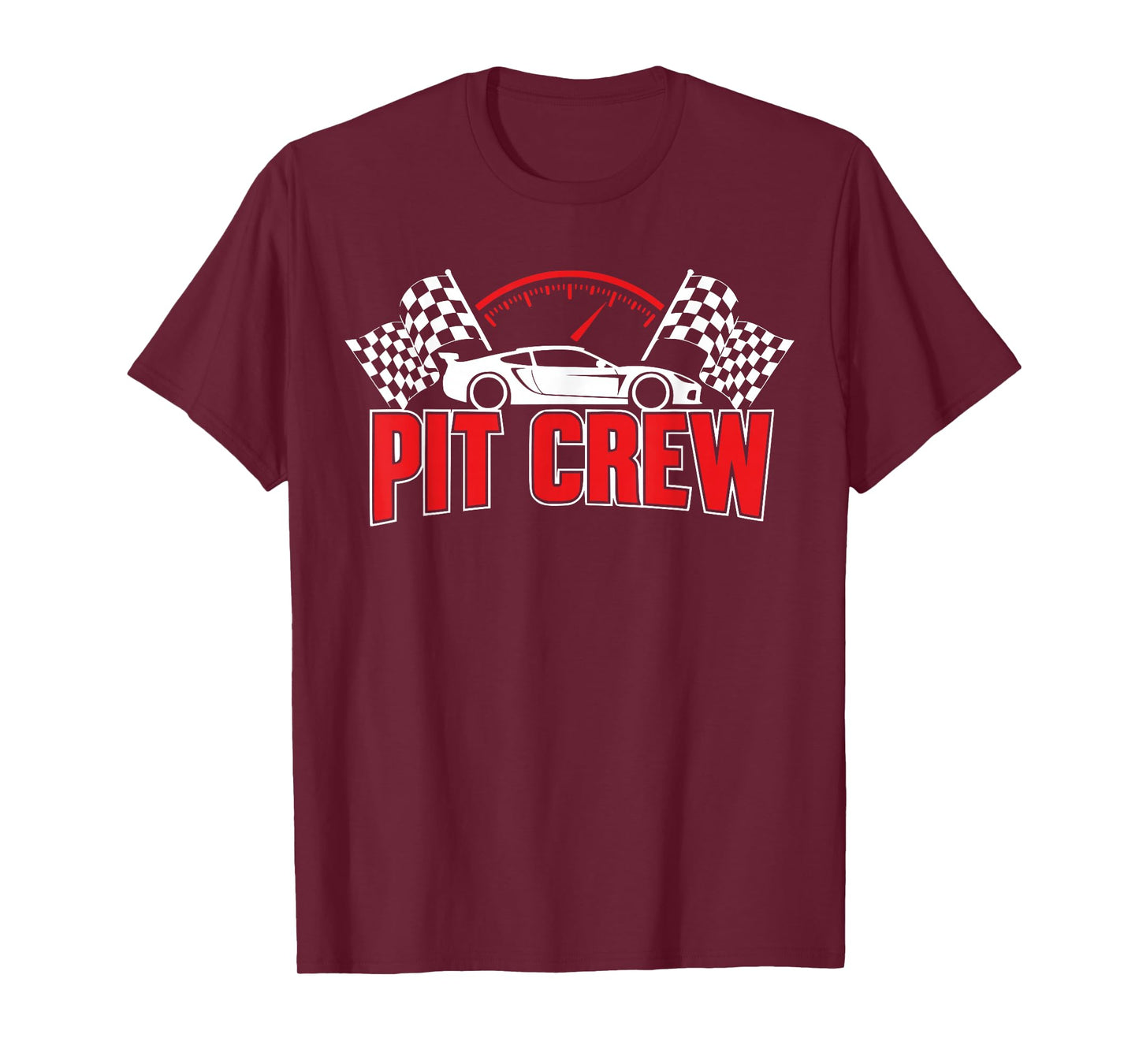 Pit Crew Birthday Race Car Racing Family Matching Adult Kids T-Shirt