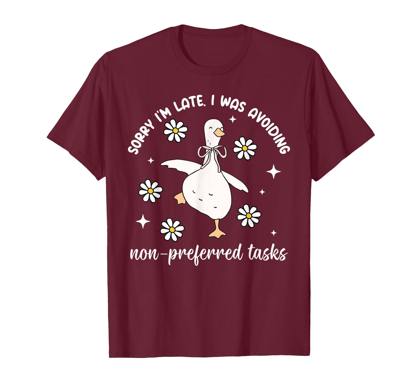 Sorry I'm I was Avoiding Non-Preferred Tasks SPED Teacher T-Shirt