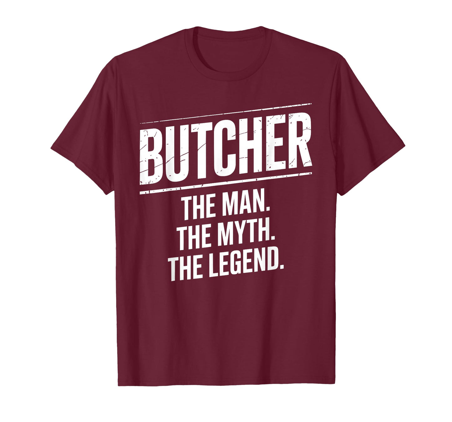 Funny Butcher Art for Men Dad Meat Cutter Butchery Butcher T-Shirt