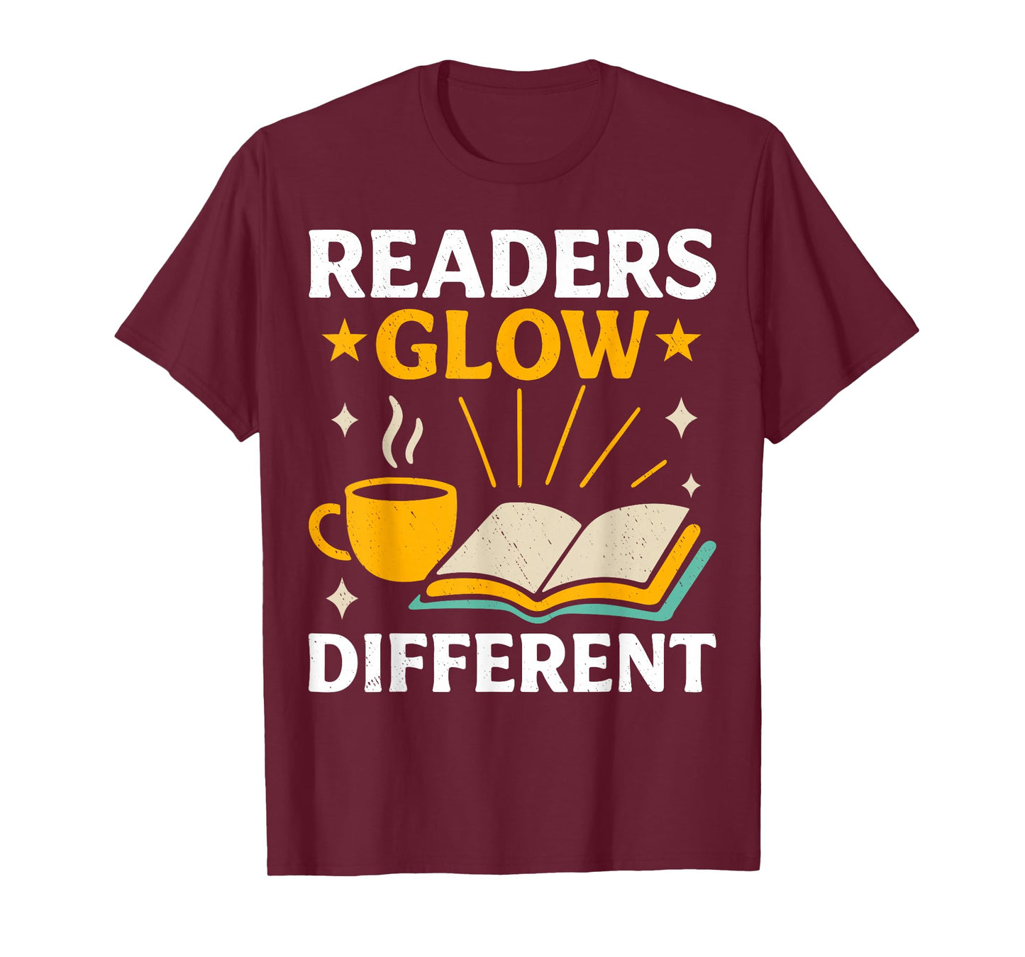 Readers Glow Different Book Lover Reading T-Shirt