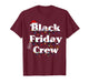 Funny Friday Shopping Crew Christmas Black Shopping Family T-Shirt