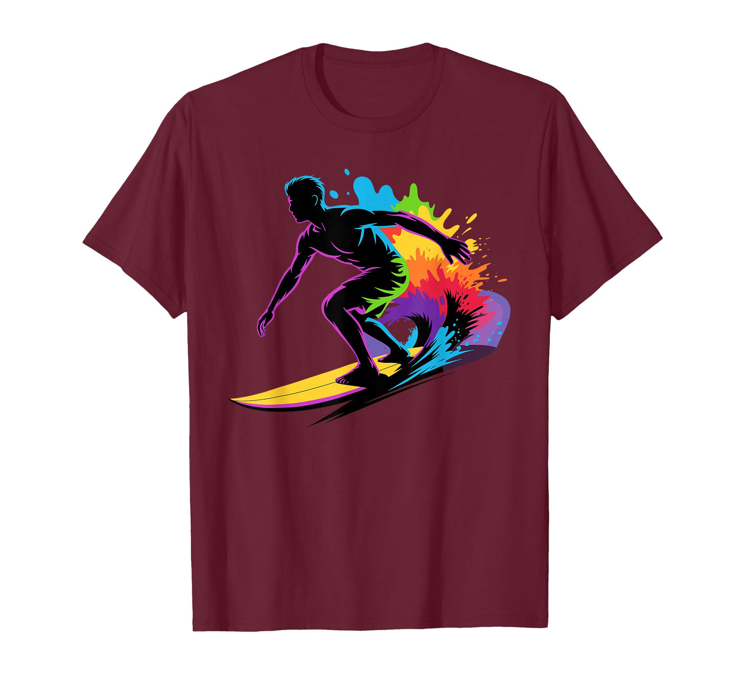 Funny Surfing Art for Men Women Kids Surfing Lovers Surfer T-Shirt