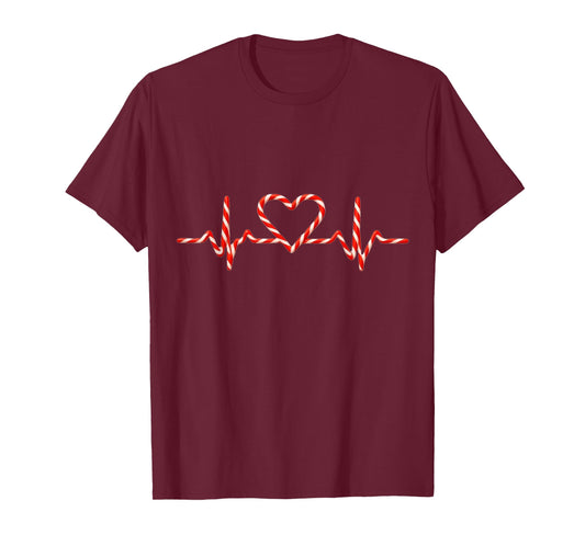 Medical Christmas Shirt Cardiology RN Nurse Doctor EKG T-Shirt
