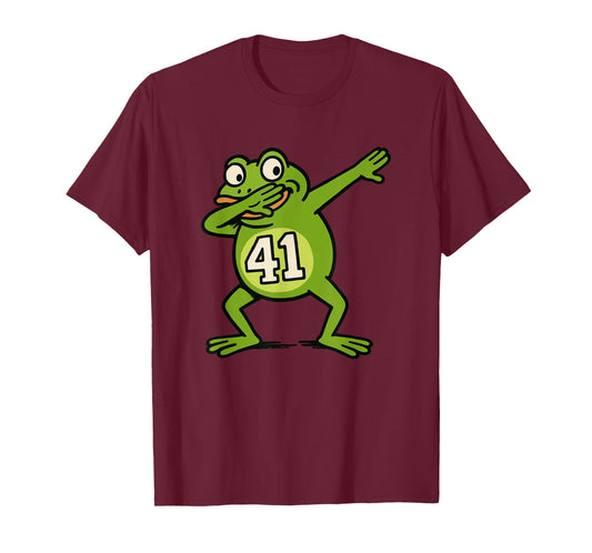 Dabbing Frog 41 Meme Forty One T-Shirt