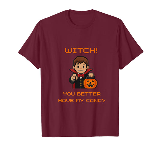 Funny Retro Halloween Trick or Treat T-Shirt