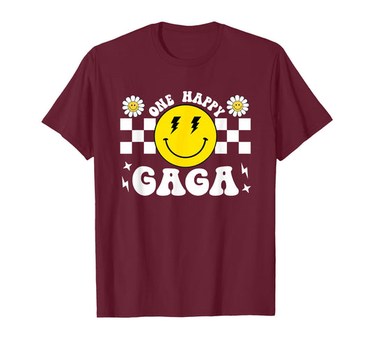 One Happy Dude Gaga 1st Birthday Family Matching T-Shirt