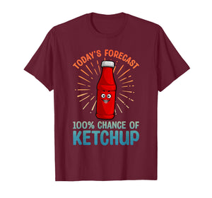 Funny Ketchup Art for Men Women Youth Tomato Ketchup Lover T-Shirt