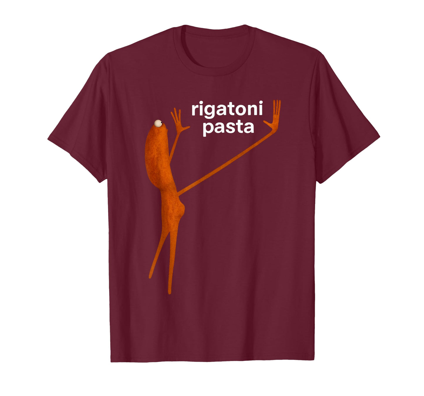 Funny Marcus The Worm Rigatoni Pasta Viral Meme T-Shirt