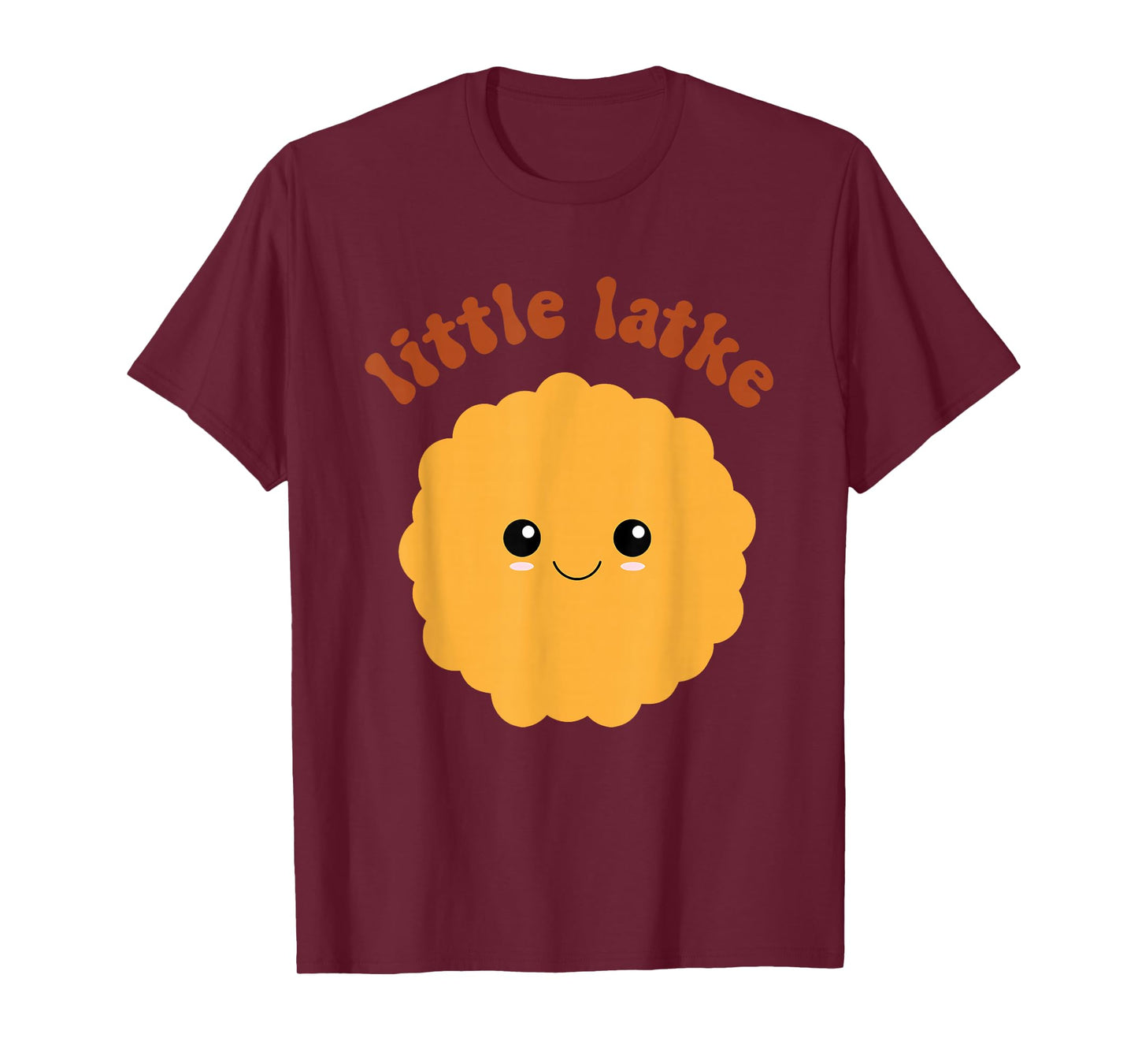Little Latke Kawaii Hanukkah Holiday Kids Menorah Jewish T-Shirt