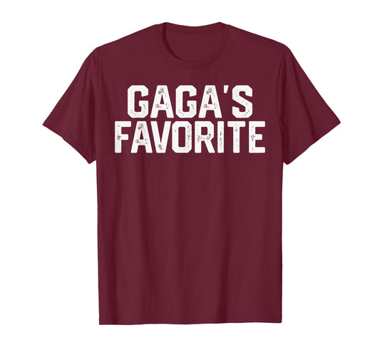 GAGA’S Favorite Funny Grandparent Grandchild Vintage Humor T-Shirt