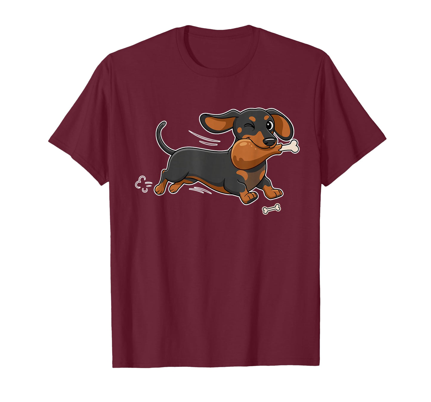 Funny Dachshund Thanksgiving Dog Turkey Leg Holiday T-Shirt