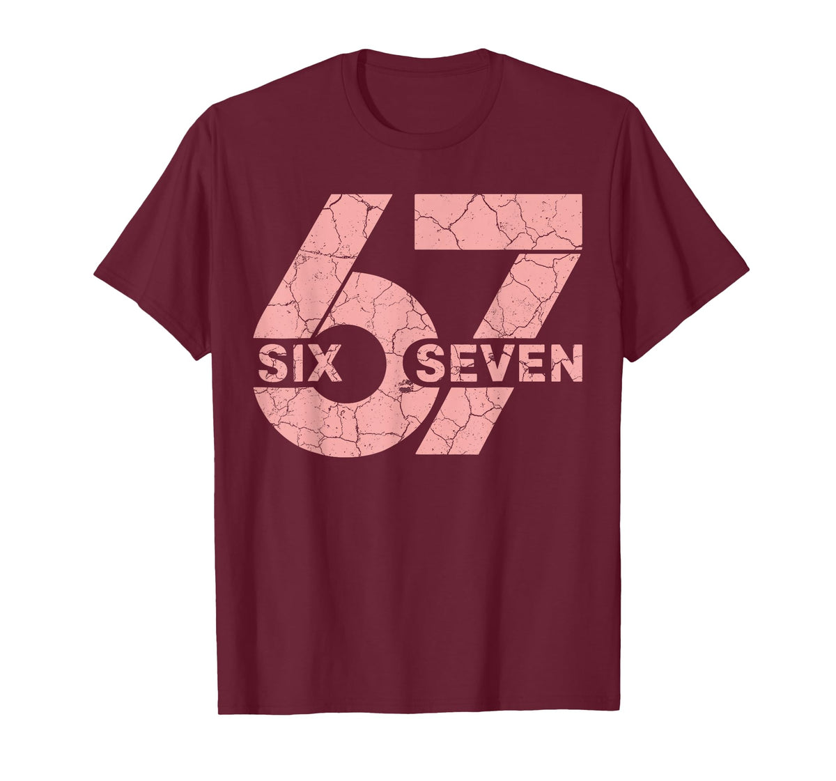 Pink and White Number 67 Jersey Player Uniform #67 Fan T-Shirt
