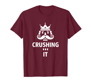 Christmas Crushing It Nutcracker - Funny Retro Ugly Xmas Nut T-Shirt