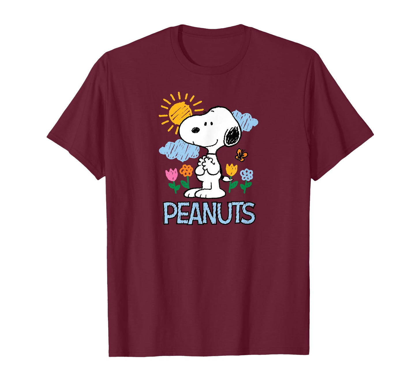 Snoopy Spring Flowers T-Shirt