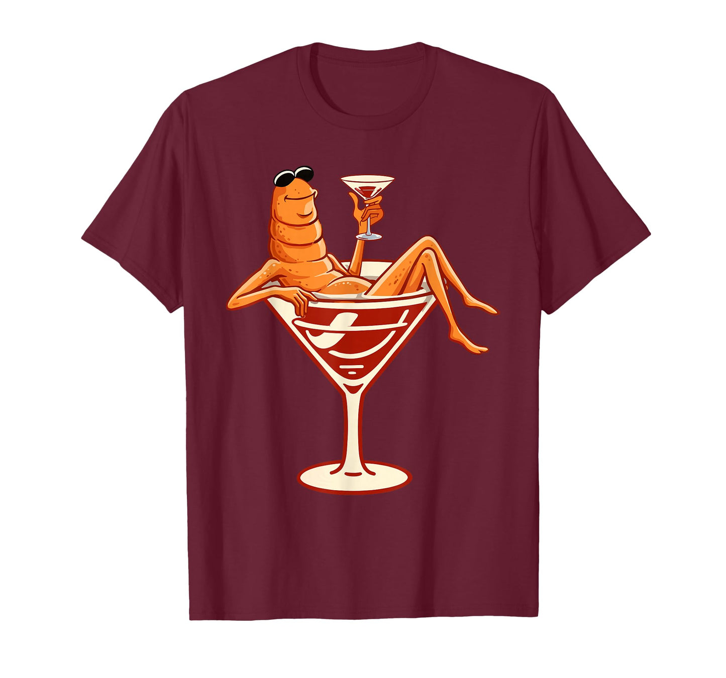Relaxed Marcus The Worm Cocktail Funny Marcus The Worm Meme T-Shirt
