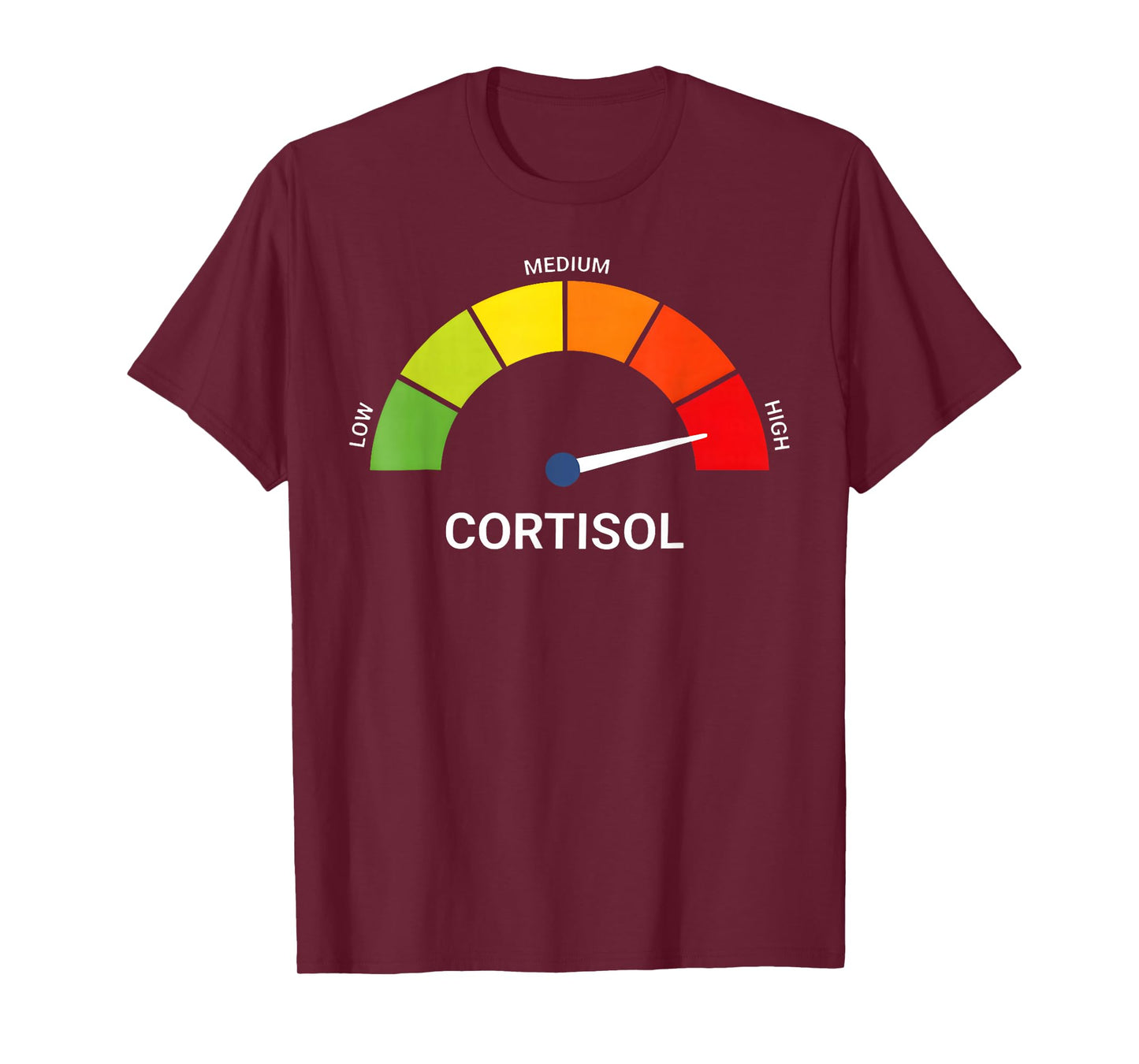 The Health Effects of High Cortisol Levels Funny Quote T-Shirt