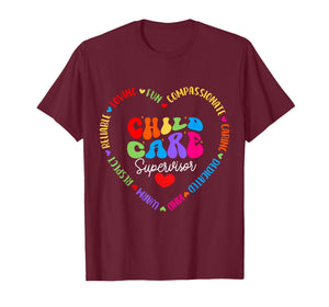 Childcare Supervisor Daycare Crew School Provider Teacher T-Shirt