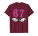 Funny Six Seven 6 7 Meme Gen Alpha Slang 6 7 Hands School T-Shirt