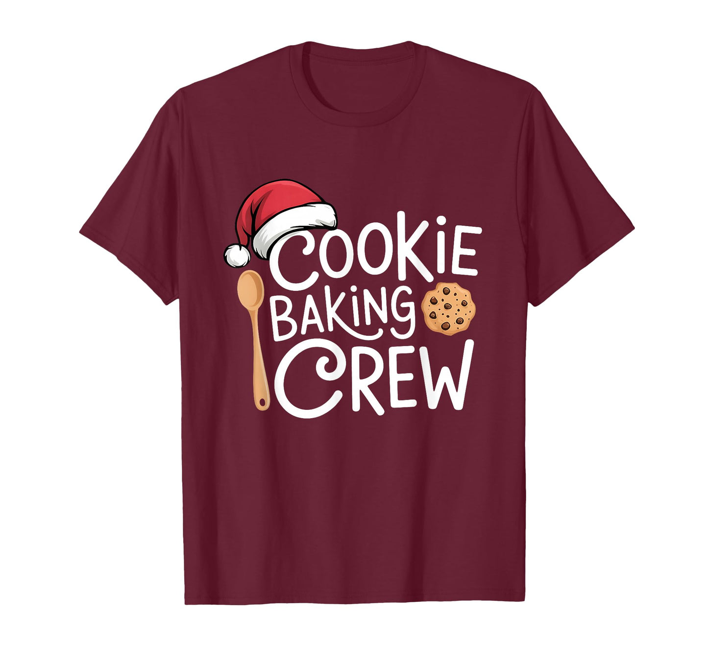 Matching Christmas Pajamas for Family Cookie Baking Crew T-Shirt