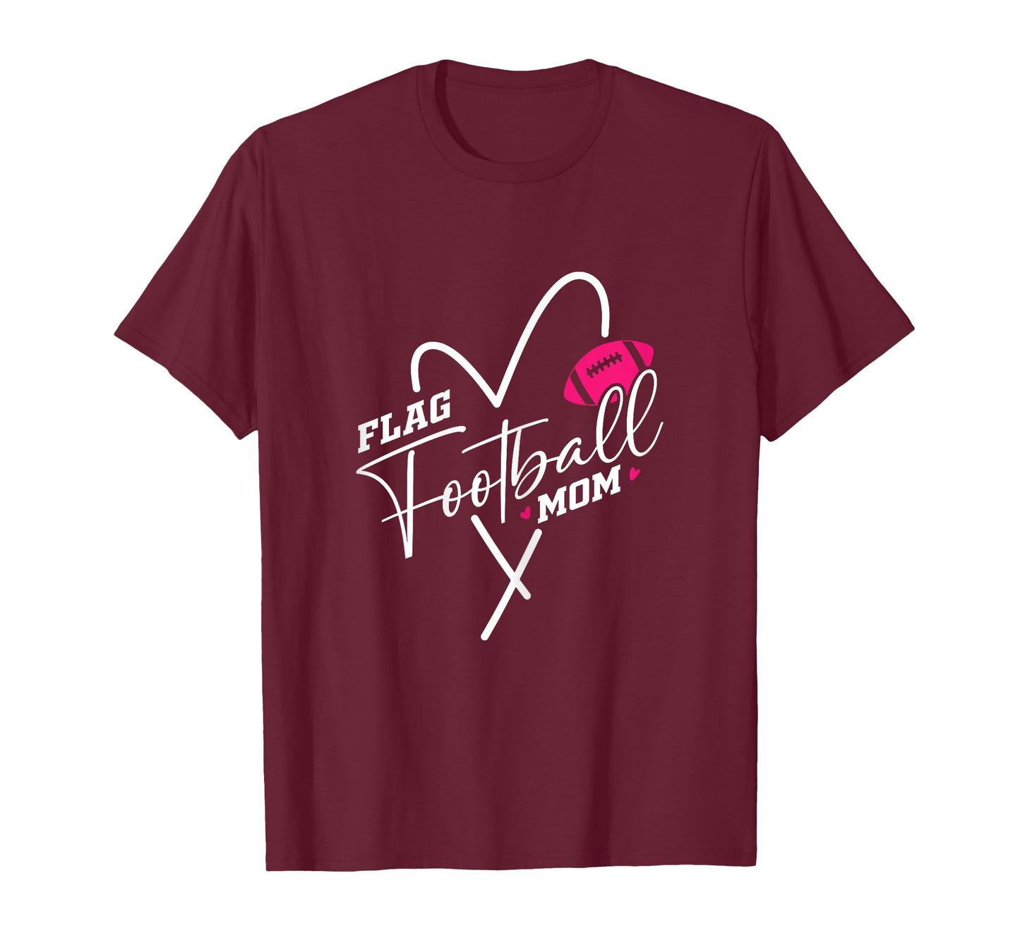 Flag Football for Women Flag Football Mom T-Shirt