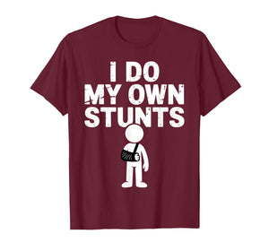 Funny Broken Arm Art for Men Women Broken Wrist Broken Arm T-Shirt