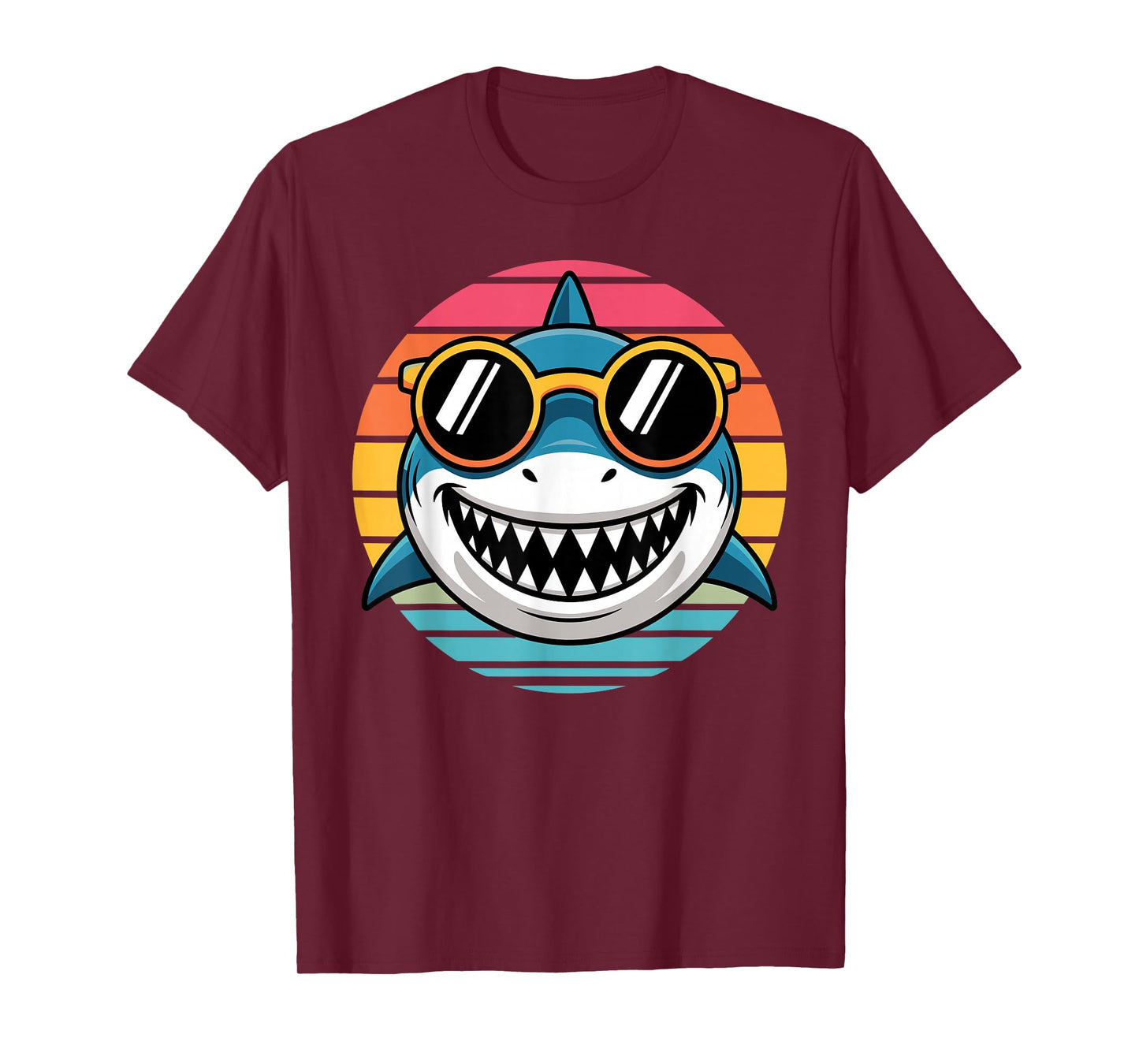 Shark Art for Men Women Kids Adult Shark Novelty Shark Lover T-Shirt