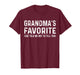 Grandma's Favorite T, Grandson or Granddaughter T-Shirt