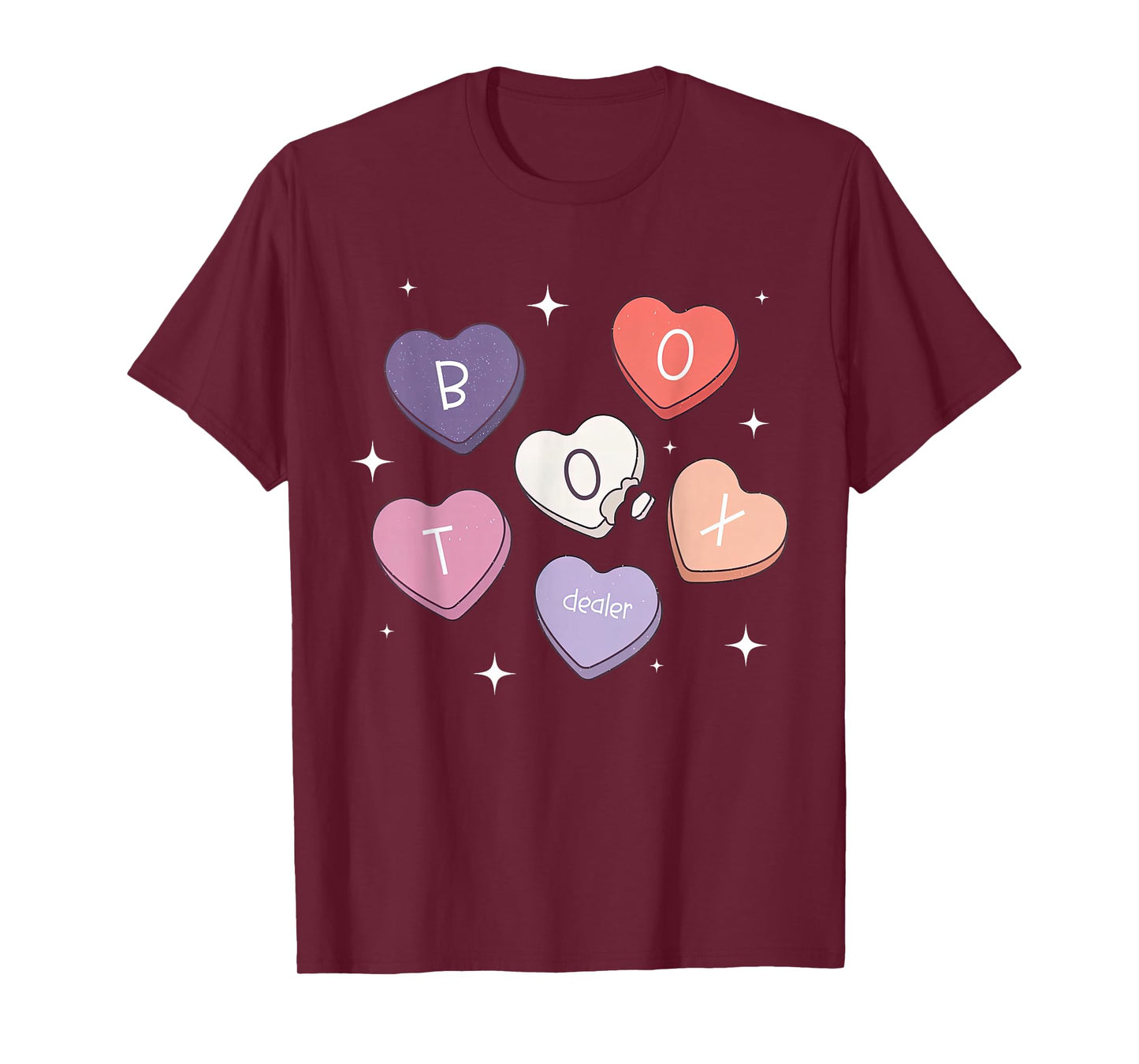 Heart Candy Valentines Botox Dealer Injector Esthetician T-Shirt