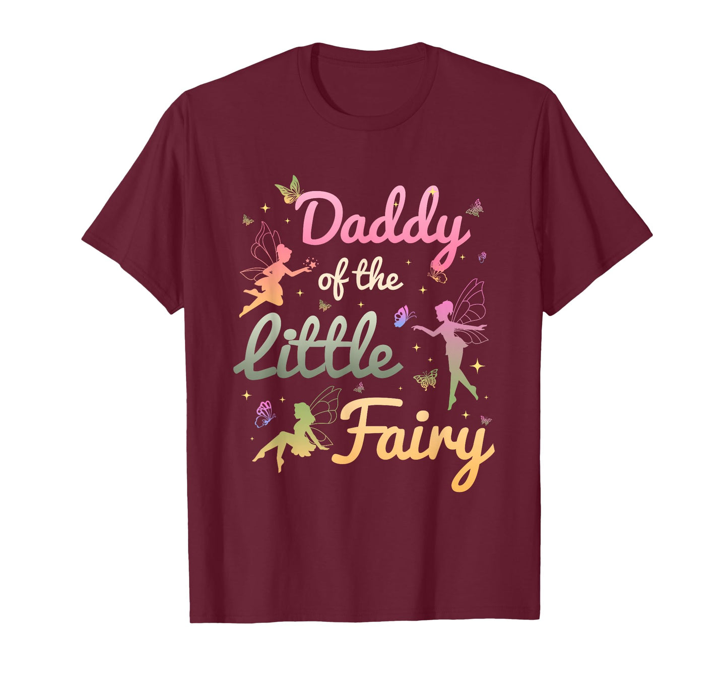 Daddy of The Little Fairy 1St Birthday Girl Fairytale T-Shirt
