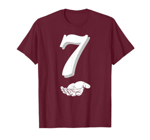 Cool Six Seven 6 7 Meme Gen Alpha Slang Costume Matching T-Shirt