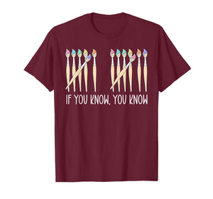 If You Know You Know Art Teachers Students 67 Six Seven Meme T-Shirt