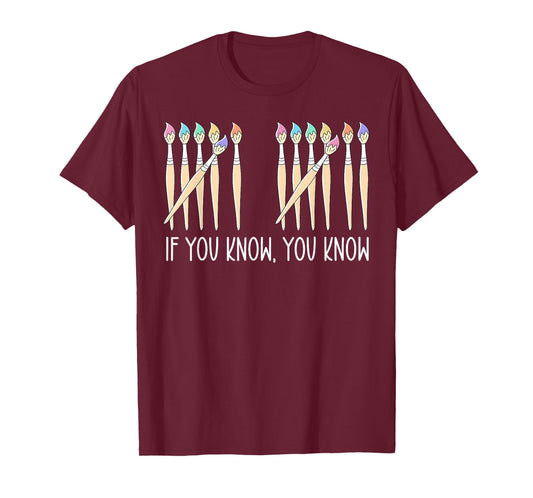 If You Know You Know Art Teachers Students 67 Six Seven Meme T-Shirt