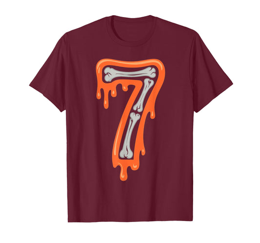 Six Seven Meme 6 7 Skeleton Halloween Costume Couple T-Shirt