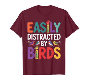 Bird Art for Men Women Kid Bird Watching Birding Birdwatcher T-Shirt