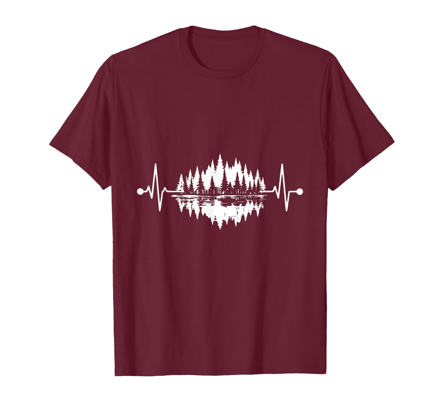 Trees Wildlife Nature Heartbeat Forest T-Shirt
