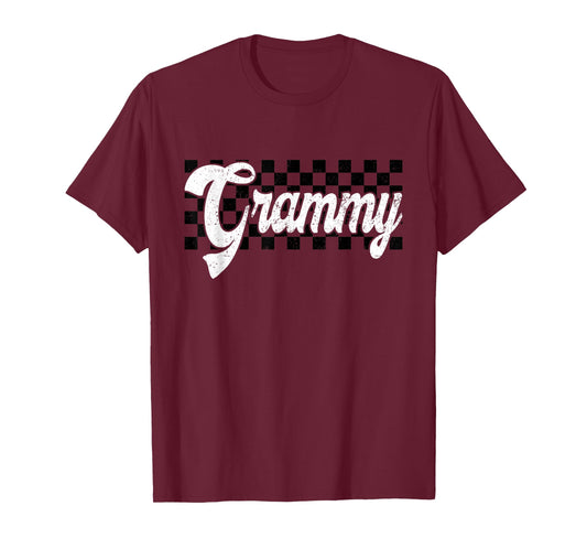 Vintage Checkers Grammy Shirt Cute T-Shirt