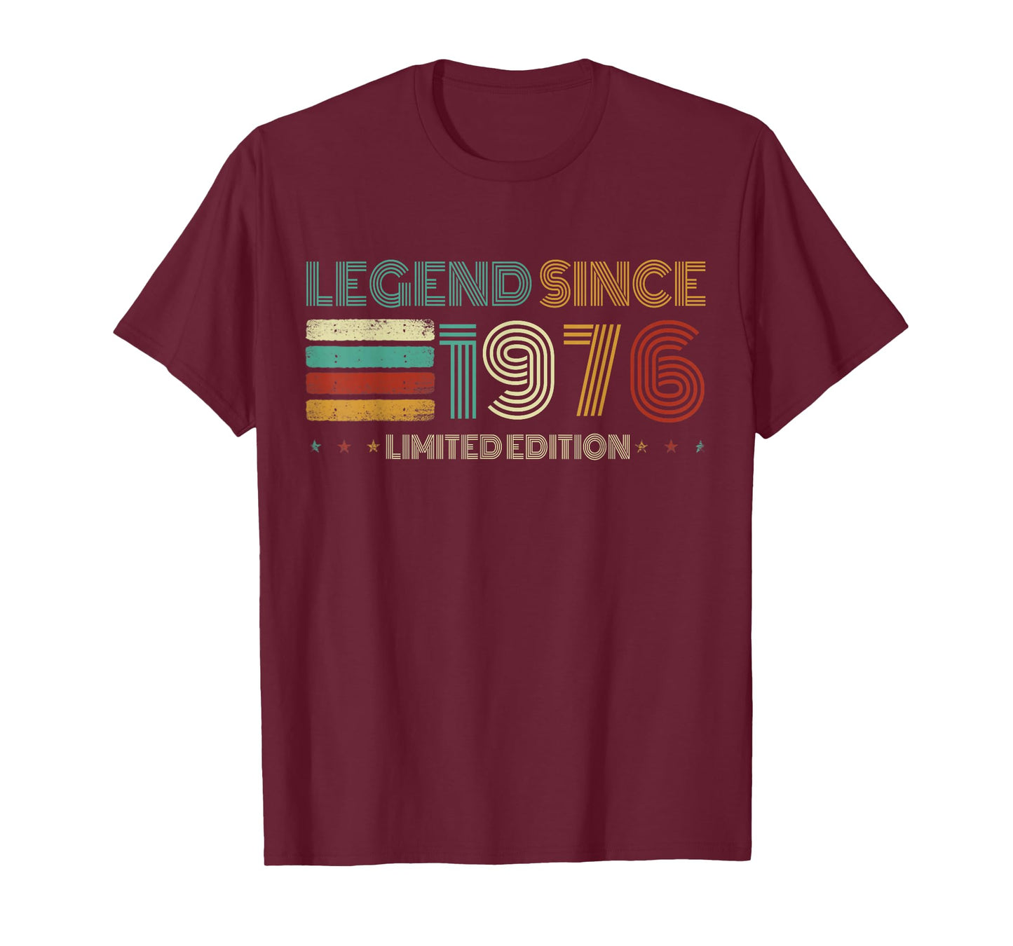 50 Years Old Legend Since 1976 50th Birthday T-Shirt