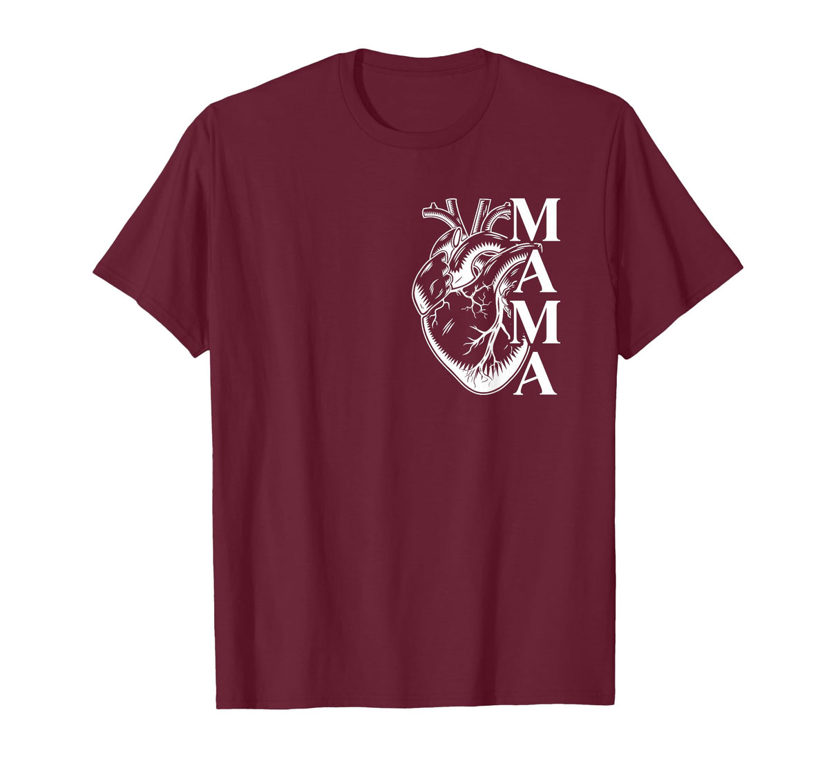 CHD Mama CHD Awareness CHD Mom of A CHD Warrior Mother T-Shirt