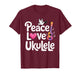 Cool Ukulele Art for Men Women Ukulele Player Music Ukulele T-Shirt