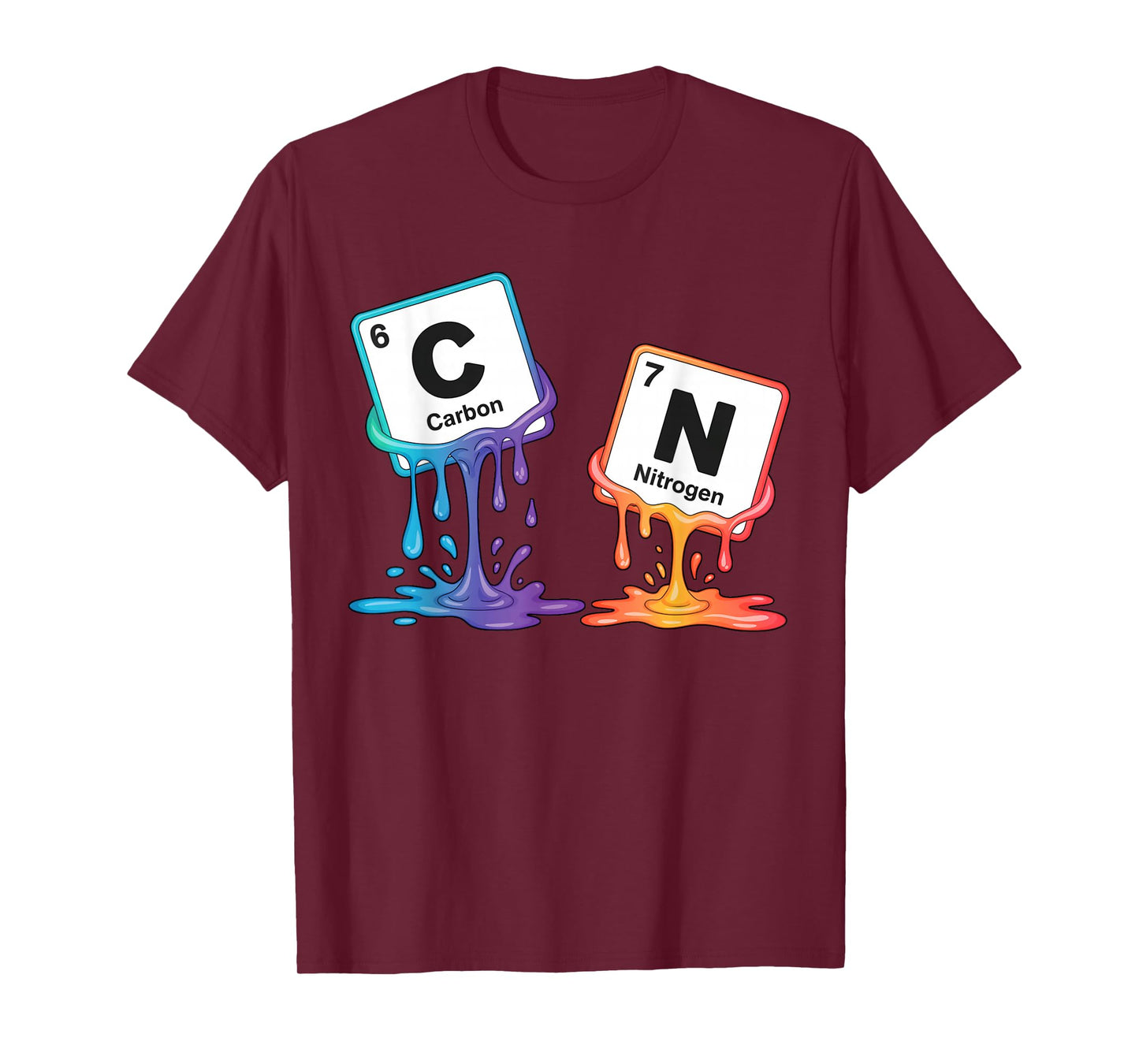 Funny 67 Meme Science Chemistry Teacher Periodic Table 6 7 T-Shirt