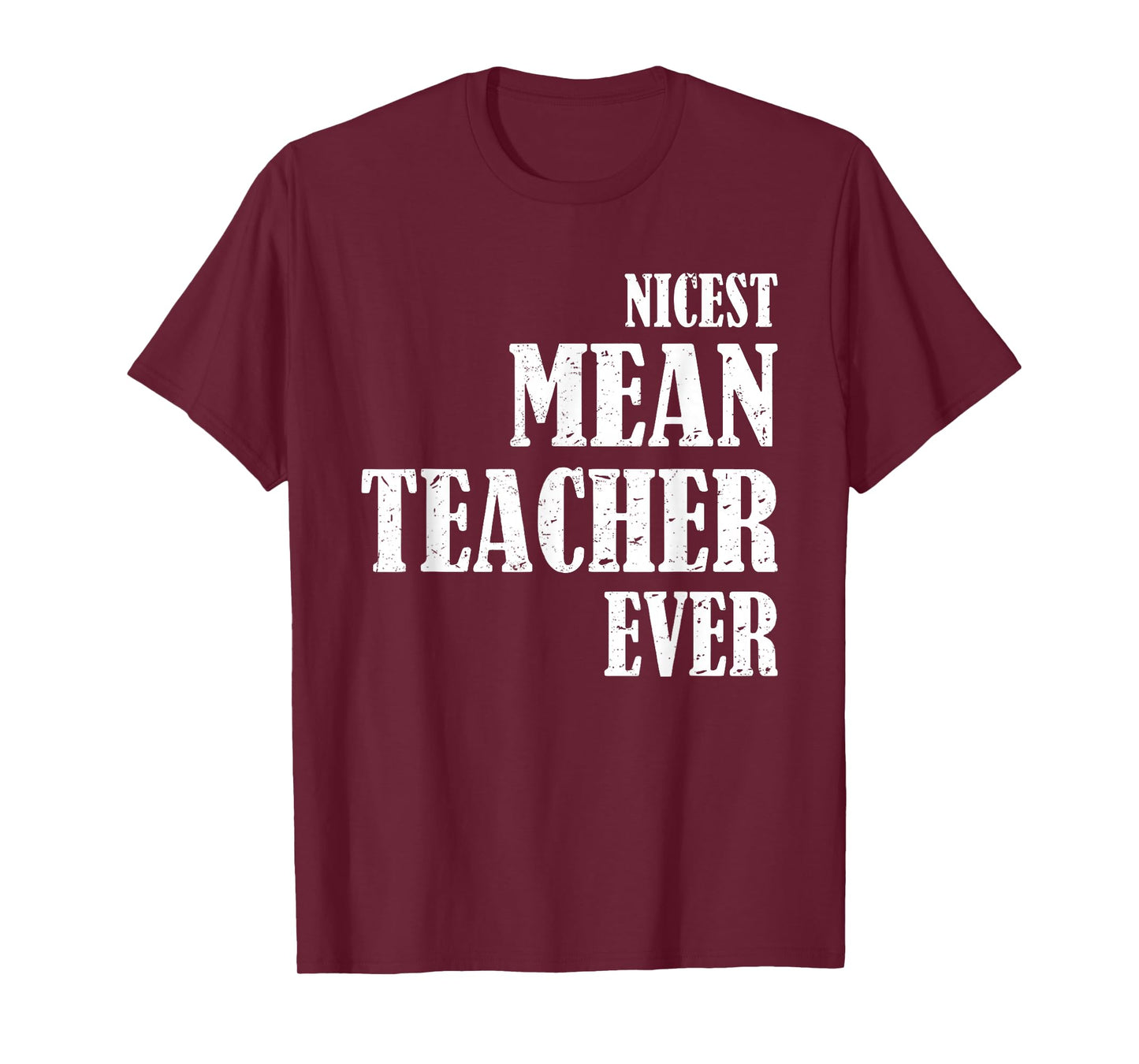Nicest Mean Teacher Ever T-Shirt