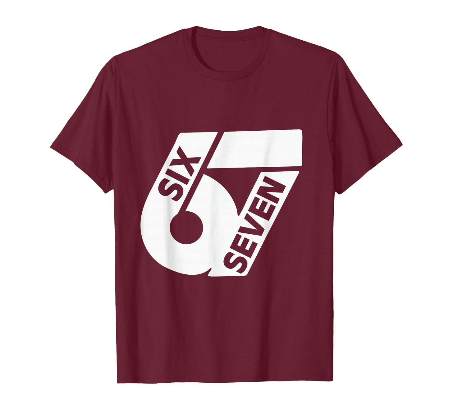 Six Seven Cool Meme 67 Funny Number T-Shirt
