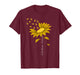 Endometriosis Awareness Month Sunflower Yellow Ribbon T-Shirt