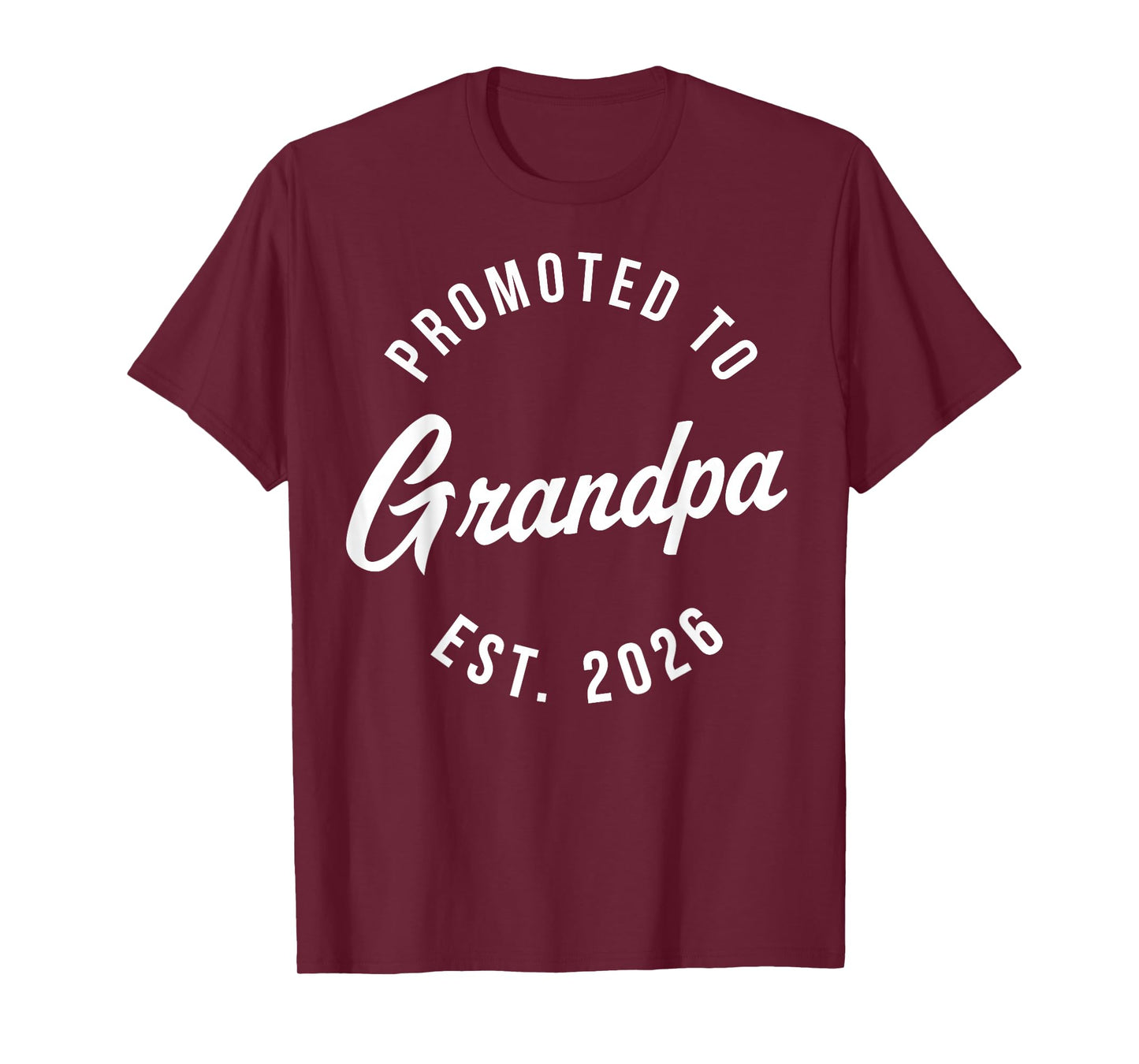 1st Time Grandpa EST 2026 New First Grandpa 2026 T-Shirt