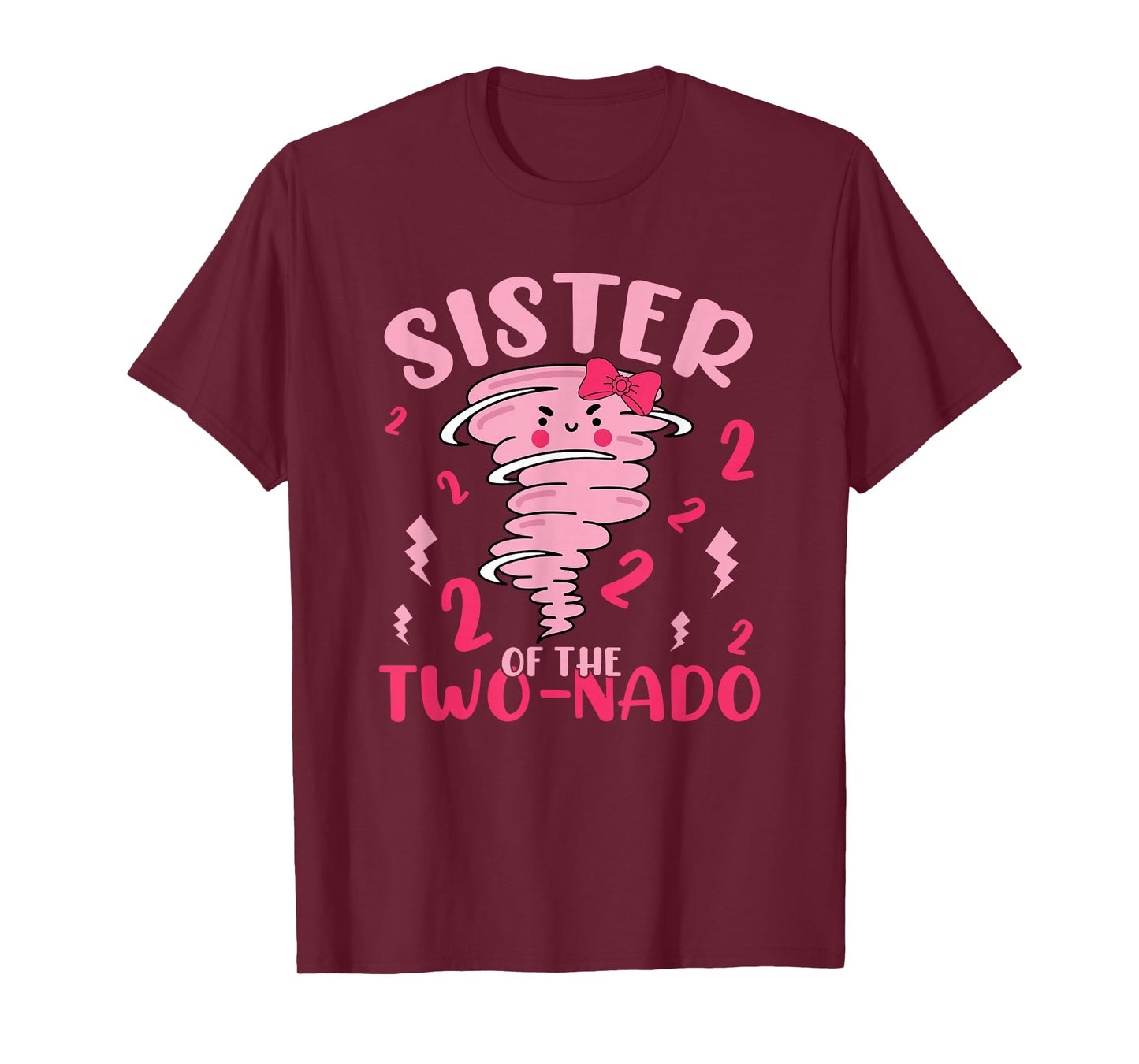 Sister of The Two-nado Tornado Theme 2nd Birthday Party T-Shirt