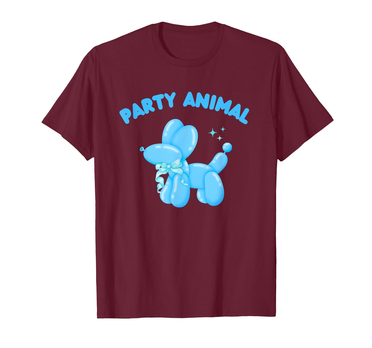 Party Animal Balloon Dog Fun Birthday Adults Kids Pop Art T-Shirt
